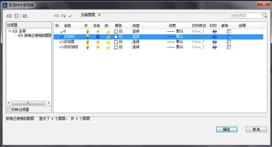 CAD如何設(shè)置圖層顏色、線型與線寬