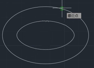如何標注兩個橢圓或同心圓之間的距離？